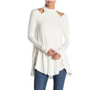 NWT Free People Downtown Girl Cutout Tunic XS